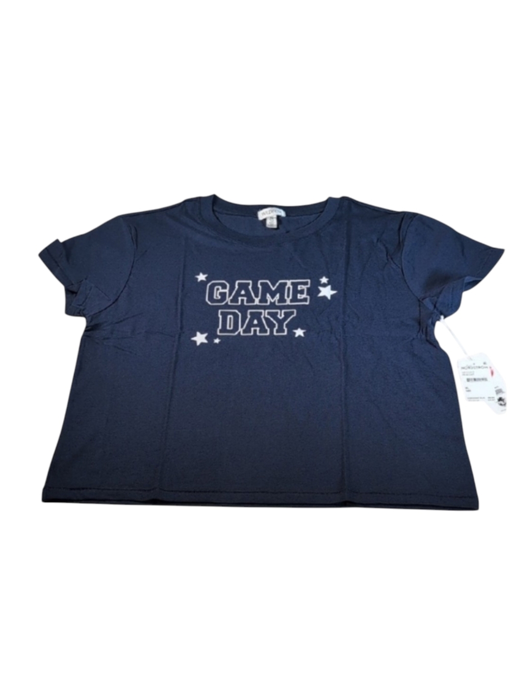 Wildfox Game Day 2 Sided Graphics Navy T-Shirt Size XL